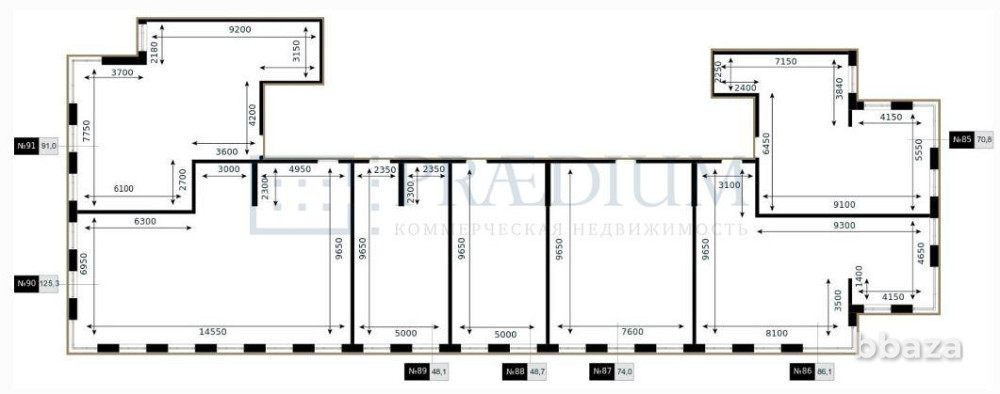 Сдается офисное помещение 544 м² Москва - изображение 2