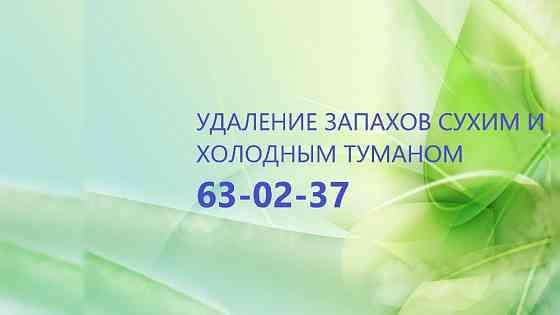 Уничтожение неприятного запаха после смерти человека сухим туманом Орел