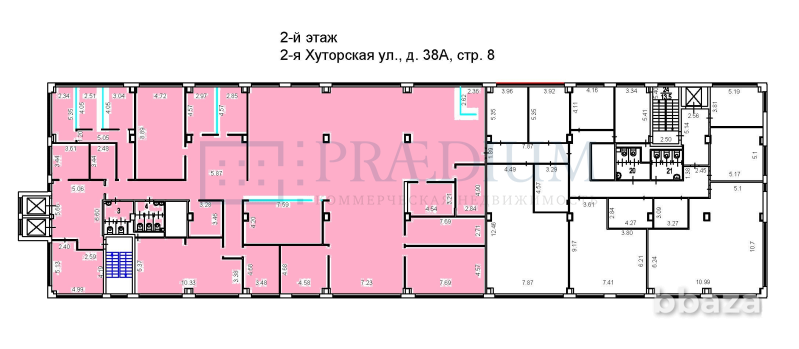 Сдается офисное помещение 791 м² Москва - изображение 10