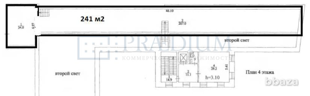 Сдается офисное помещение 241 м² Москва - изображение 7
