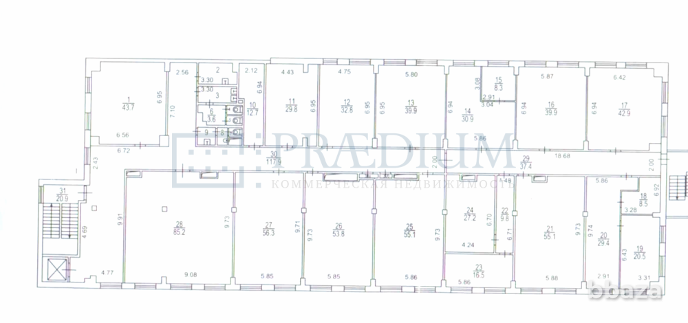 Сдается офисное помещение 896 м² Москва - изображение 8