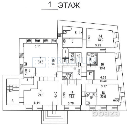 Сдается офисное помещение 718 м² Москва - изображение 10