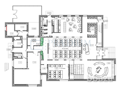 Сдается офисное помещение 1020 м² Москва - изображение 9