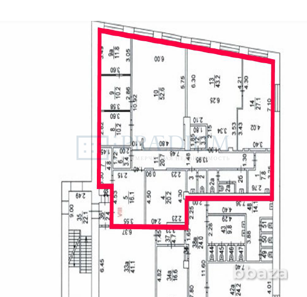 Сдается офисное помещение 262 м² Москва - изображение 9