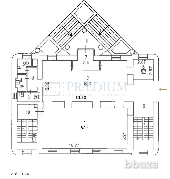 Продается помещение свободного назначения 1184 м² Москва - изображение 9