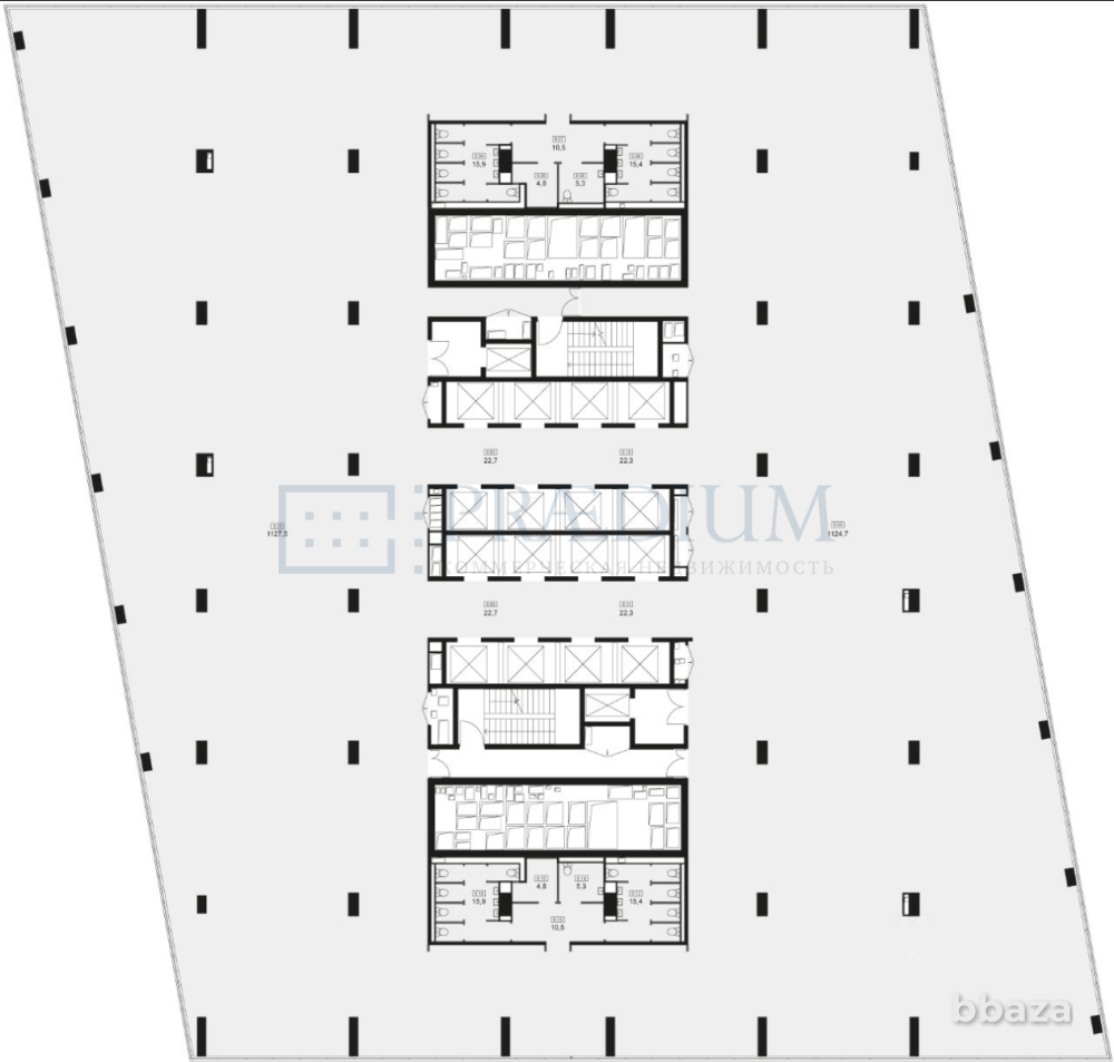 Сдается офисное помещение 2451 м² Москва - изображение 5