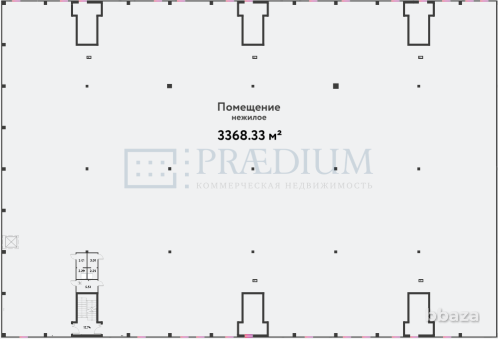 Продается помещение 3368.30 м² Москва - изображение 1