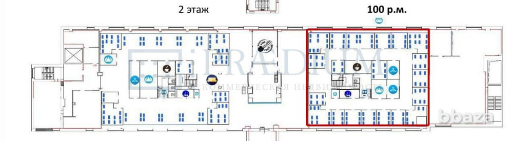 Сдается офисное помещение 500 м² Москва - изображение 7