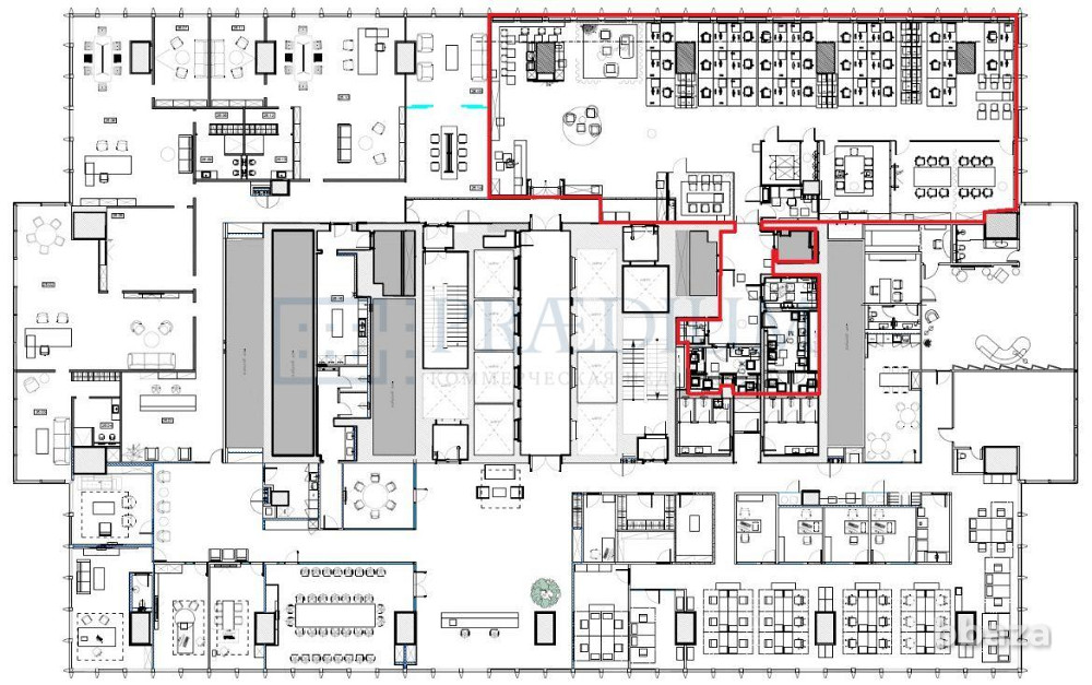 Сдается офисное помещение 559 м² Москва - изображение 7