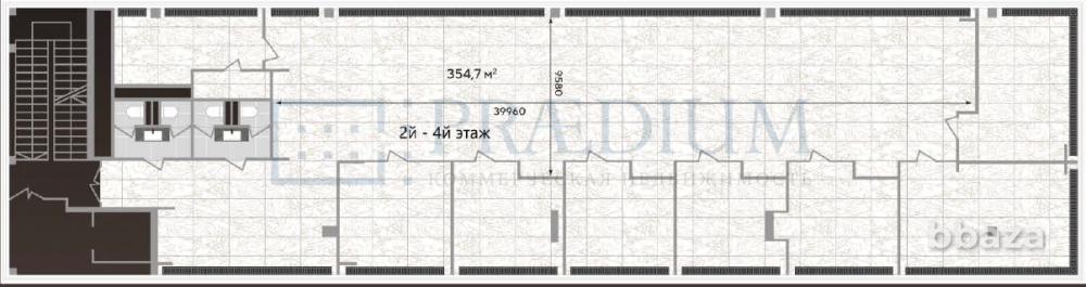 Продается офисное помещение 1629 м² Москва - изображение 3