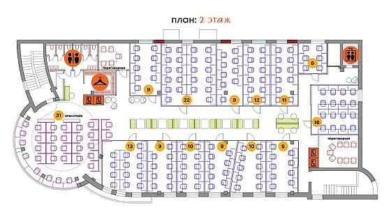 Офис на набережной, 600 м2 Екатеринбург