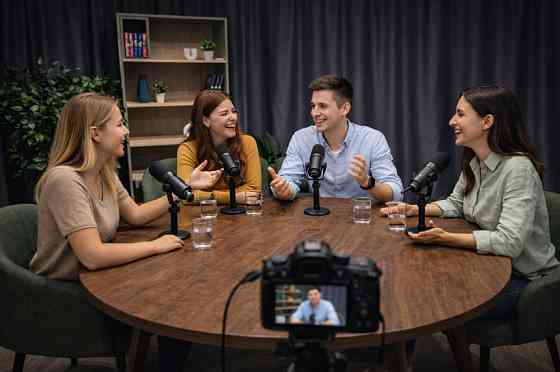 Студия для записи подкастов и видео в Москве | Снято! Москва