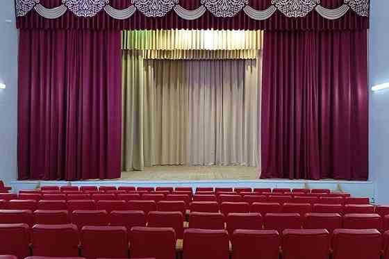 Пошив театральных штор для бюджетных организаций из негорючих тканей. Москва