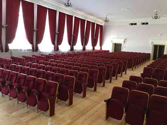 Пошив театральных штор для бюджетных организаций из негорючих тканей. Москва