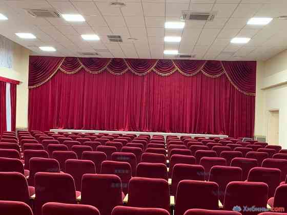 Пошив театральных штор для бюджетных организаций из негорючих тканей. Москва