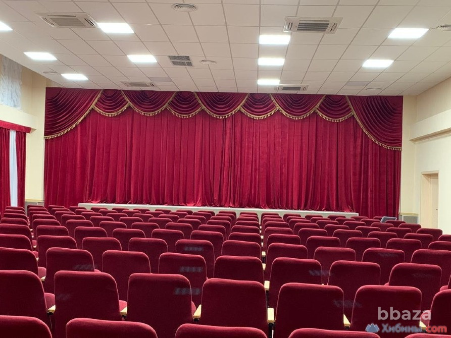 Пошив театральных штор для бюджетных организаций из негорючих тканей. Москва - изображение 1