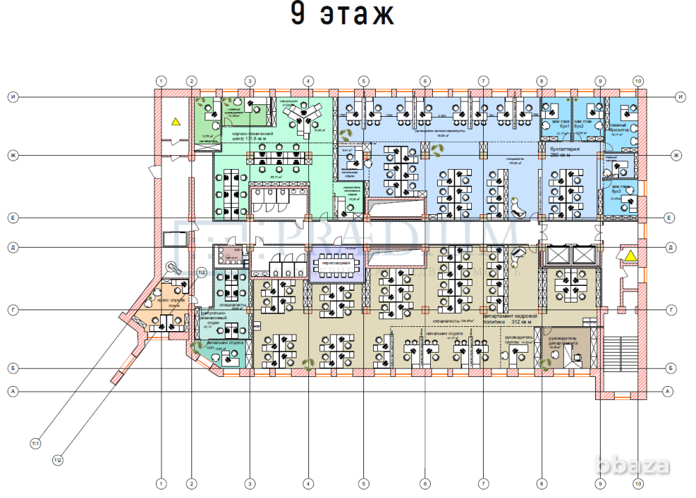 Сдается офисное помещение 8192 м² Москва - изображение 8
