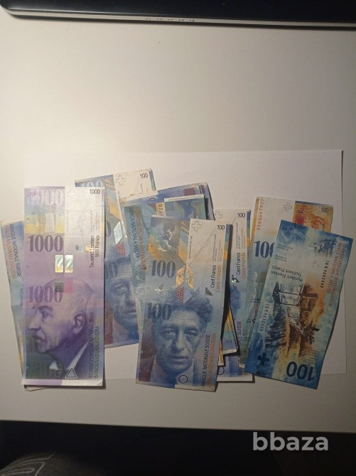 Обмен старые Швейцарские франки, бумажные Английские фунты и др. Москва - изображение 1