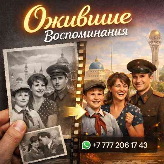 Оживление фото, мини фильм. Новосибирск