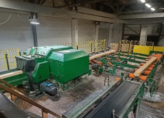 Действующий деревообрабатывающий завод в республике Коми Сыктывкар