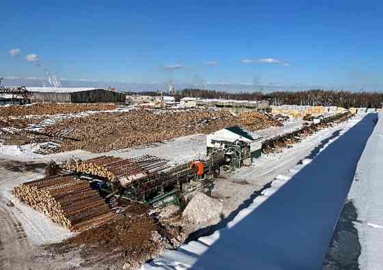 Действующий деревообрабатывающий завод в республике Коми Сыктывкар