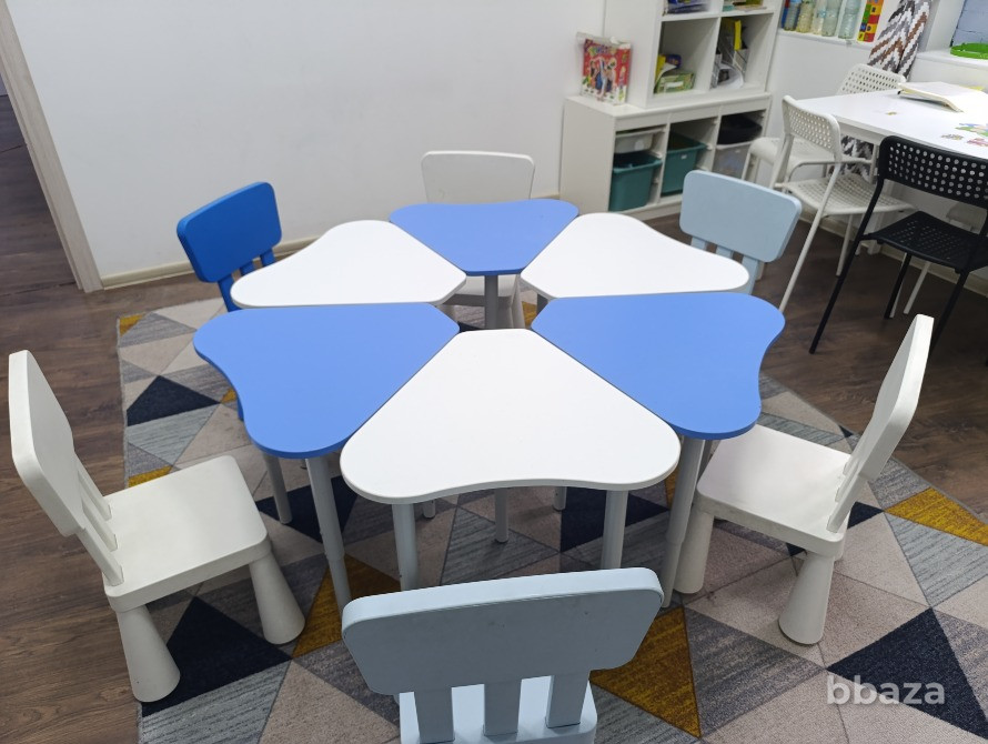 Стол детский Ромашка+стулья Икеа Санкт-Петербург - изображение 1