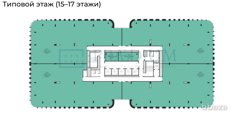 Продается офисное помещение 13291 м² Москва - изображение 2