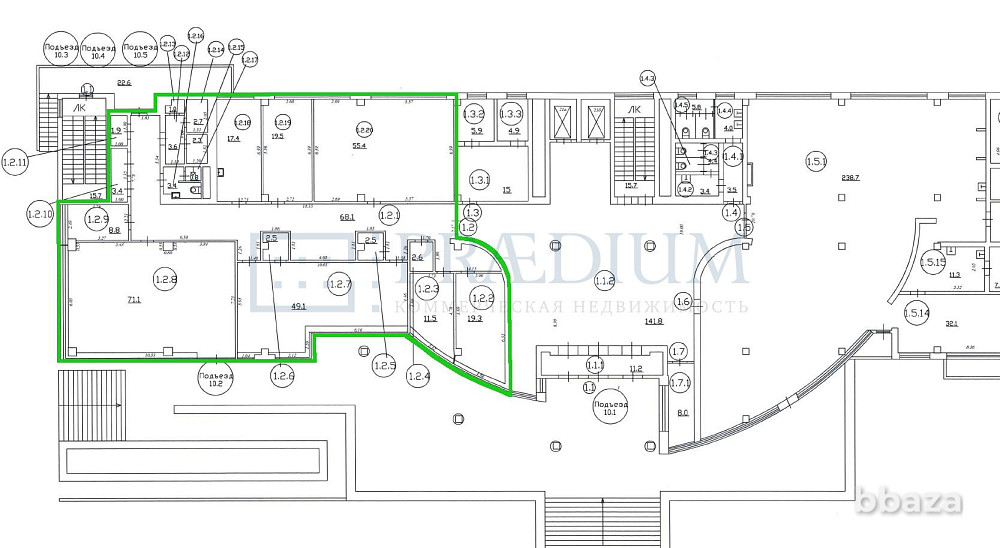 Сдается офисное помещение 342 м² Москва - изображение 10