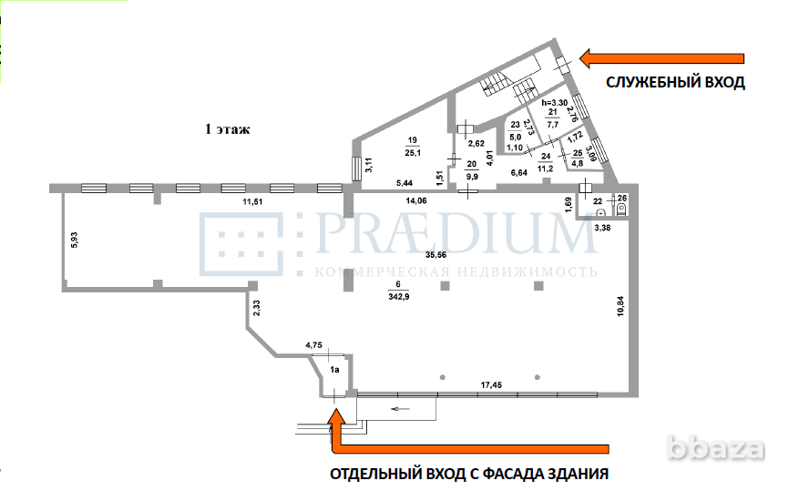Сдается помещение свободного назначения 415 м² Москва - изображение 8