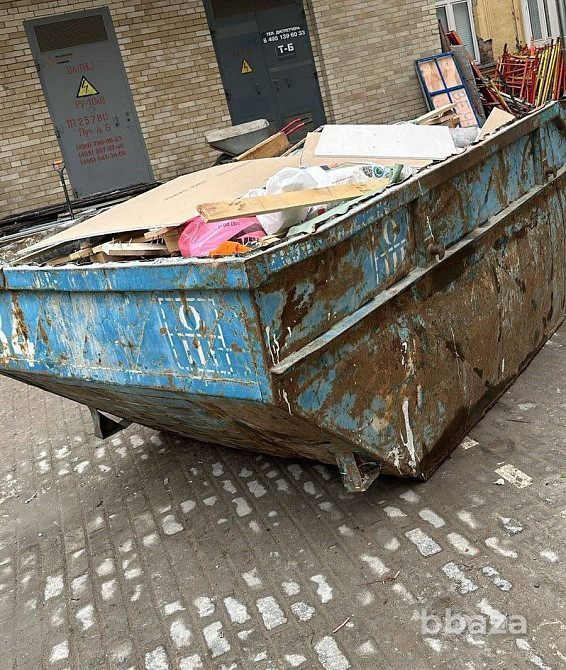 Вывозим строительный и бытовой мусор контейнерами 8 м3, 20 м3, 27 м3 Москва - изображение 8