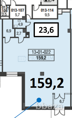 Продается офисное помещение 159 м² Москва - изображение 9