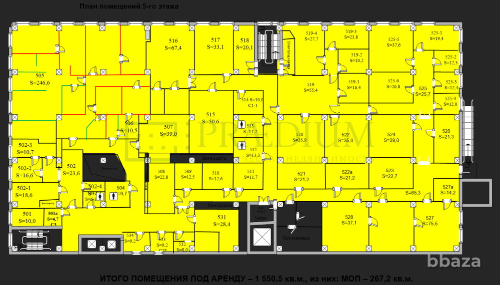 Сдается офисное помещение 10889 м² Москва - изображение 6