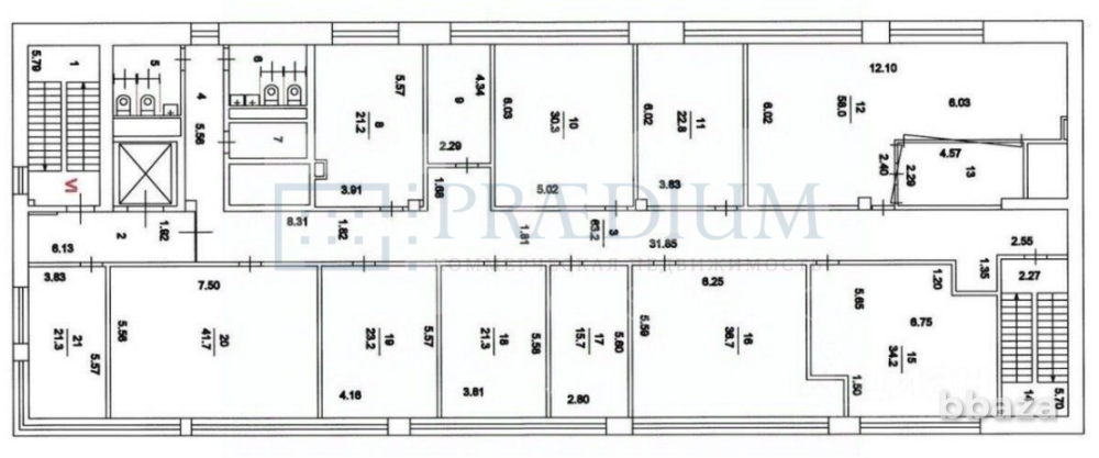Сдается офисное помещение 528 м² Москва - изображение 6