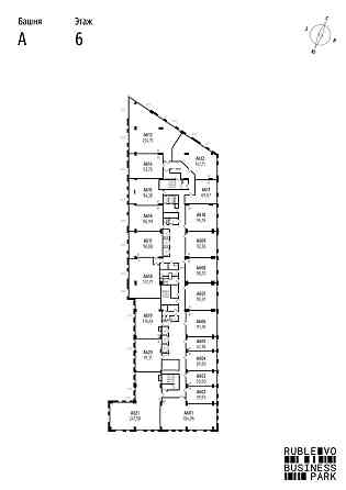 Продажа офиса 92.76 м2 Москва
