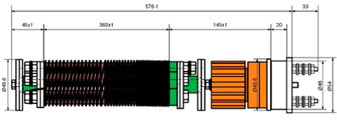 Электронагреватель крекинга с переменной линейной мощностью ЭНКПЛм 50*580 Балашиха