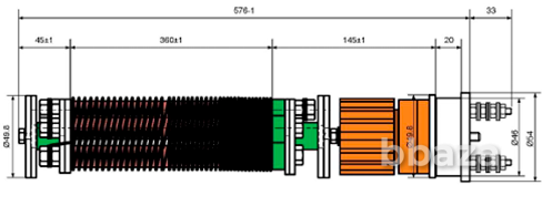 Электронагреватель крекинга с переменной линейной мощностью ЭНКПЛм 50*580 Балашиха - изображение 1