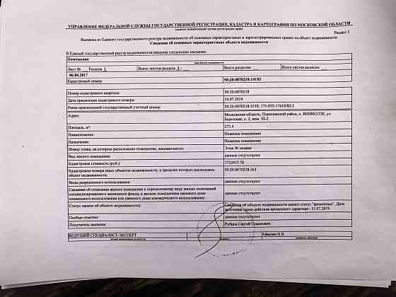 Торговое помещение 100 м2 в аренду Одинцово