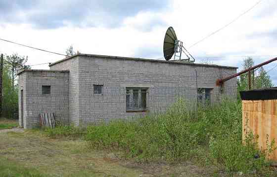 Здание телецентра площадью 61 кв.м. с телемачтой п. Кривой Порог Карелия