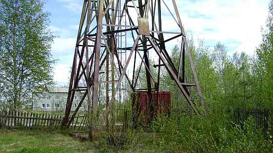 Здание телецентра площадью 61 кв.м. с телемачтой п. Кривой Порог Карелия