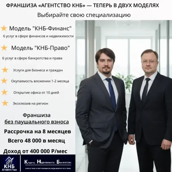 Франшиза "Агентство КНБ" (Кредиты. Недвижимость. Банкротство). Москва