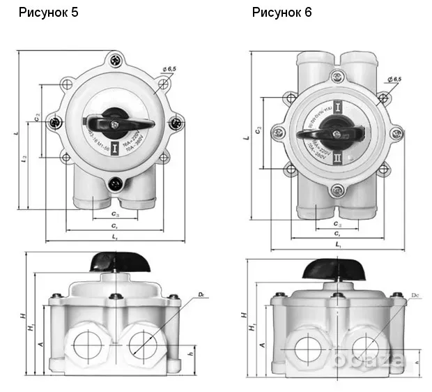 Пакетный выключатель ПВ, пакетный переключатель ПП, выключатель ВУ КУ НВ ВК Новочебоксарск - изображение 1