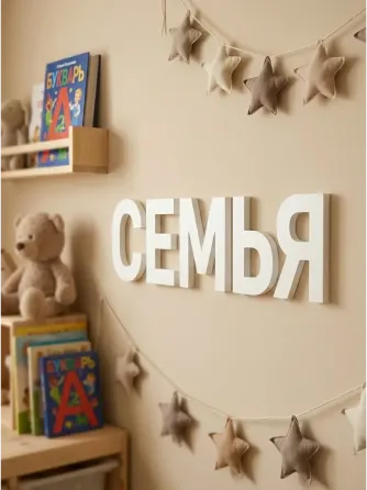 Буквы декоративные из пластика 20 см Иркутск