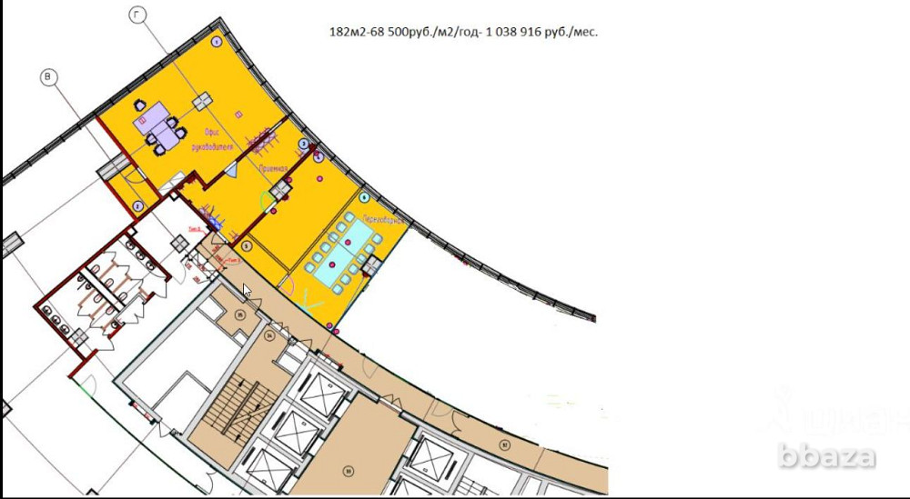 Аренда офиса 182 м2 от собственника Москва - изображение 4