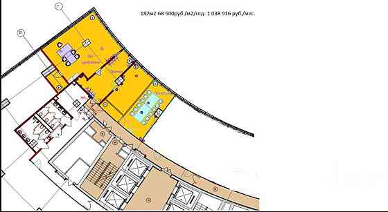 Аренда офиса 141 м2 от собственника Москва