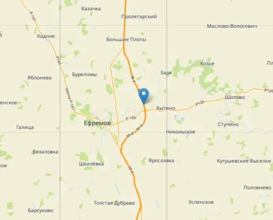 Продажа зеркальных участков на трассе М4 "Дон", Тульская обл. Ефремов