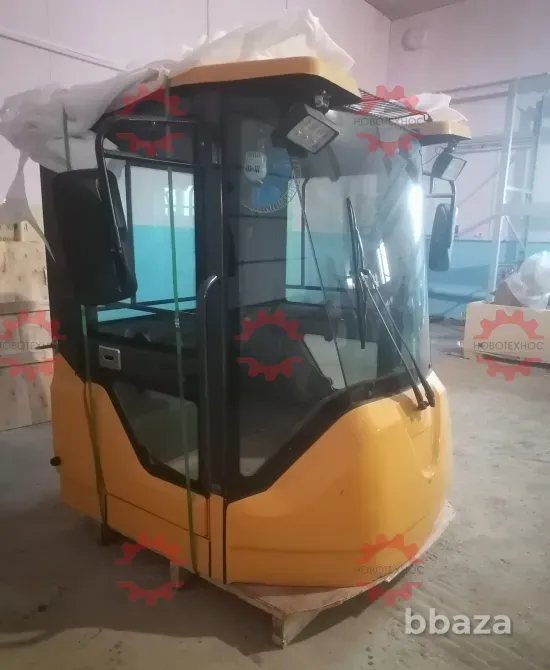 Кабина жёлтая для фронтальных погрузчиков Fukai SZM HZM Bull SL CTK Yigong Новосибирск - изображение 1