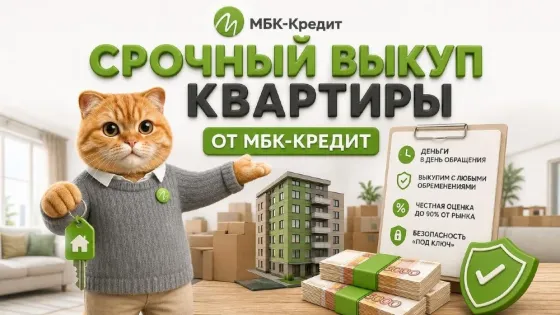 Срочный выкуп квартир в СПб - до 95% рыночной цены за 1-3 дня! Санкт-Петербург