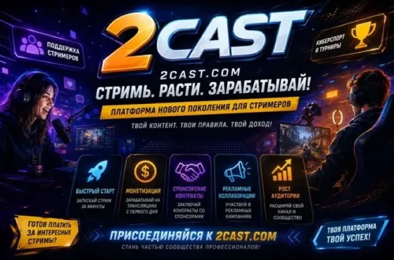 Онлайн-платформа 2Cast – инновации в мире стриминга Москва
