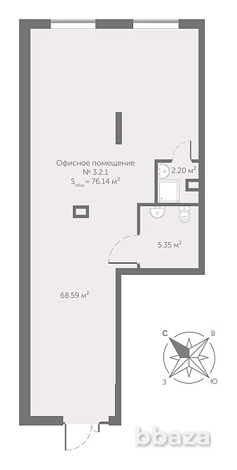Продается ПСН 76.1 м2 Санкт-Петербург - изображение 1