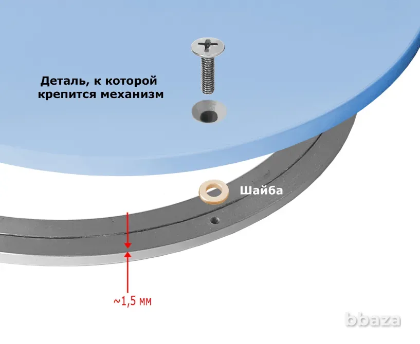 Кольцевые подшипники с резьбовыми отверстиями для поворота стола Москва - изображение 9